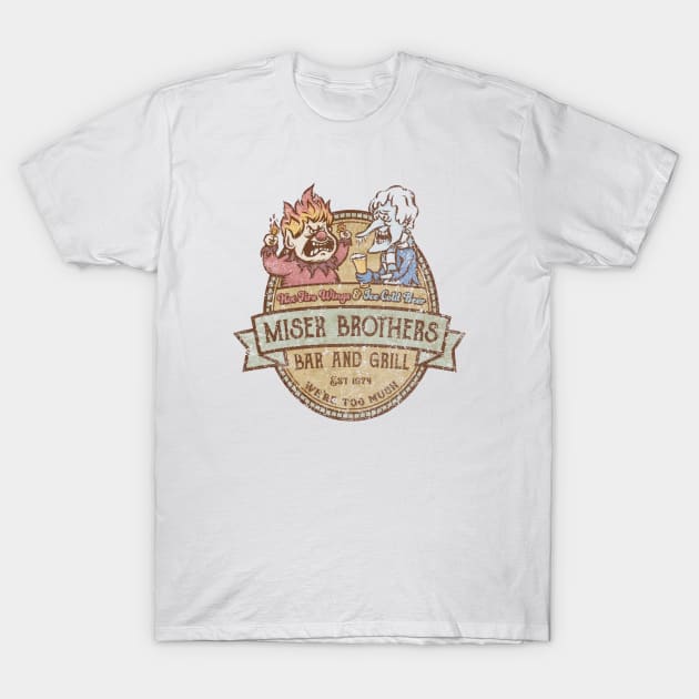 miser brothers T-Shirt by Sandieteecash